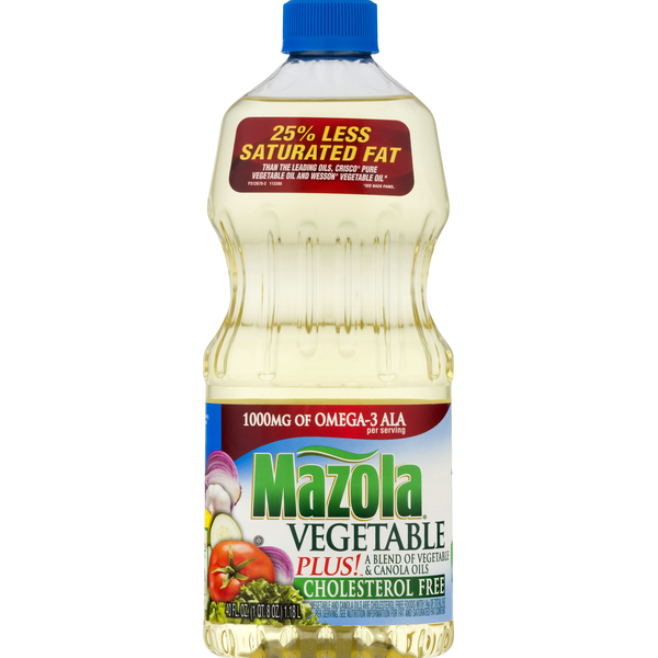 Oils & Vinegars Mazola Vegetable Plus, Cholesterol Free hero