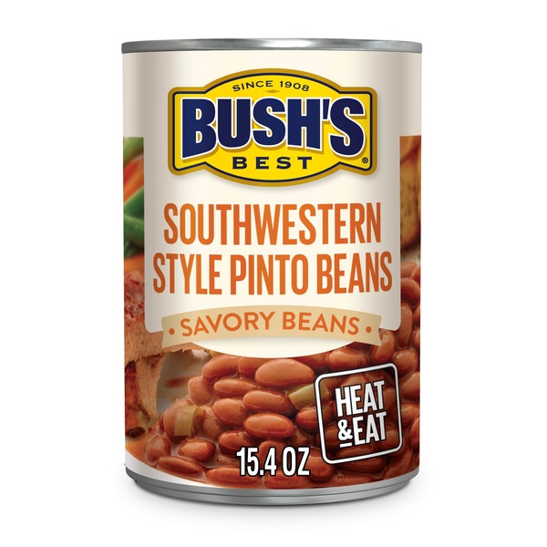 Canned Meals & Beans Bush's Best Southwestern Style Pinto Beans hero