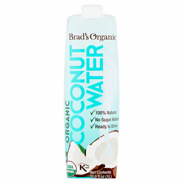 Water, Seltzer & Sparkling Water Brad's Organic Organic Coconut Water hero