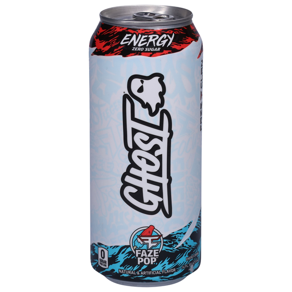 Energy & Sports Drinks GHOST Energy Drink, Zero Sugar, Faze Pop hero