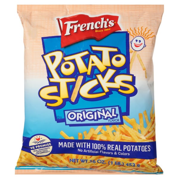 Chips & Pretzels French's® Shoestring Potato Sticks hero