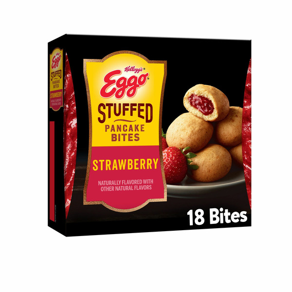 Cookies & Cakes Kellogg’s Eggo Frozen Stuffed Pancake Bites, Frozen Breakfast, Strawberry hero