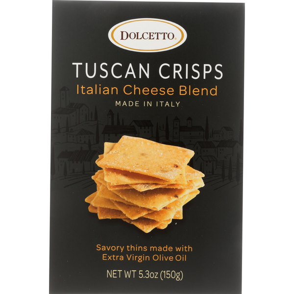 Specialty Cheeses Dolcetto Tuscan Crisps hero