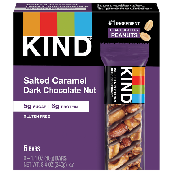 Energy & Granola Bars KIND Salted Caramel & Dark Choc Nut hero