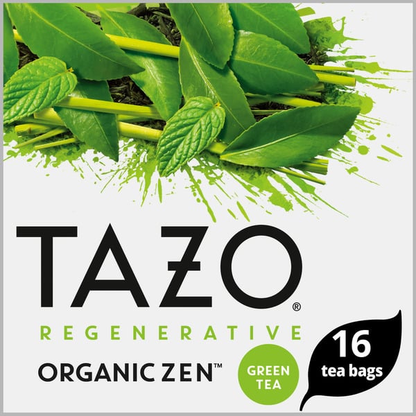 Tea TAZO Tea Organic Green Tea Bags Zen hero