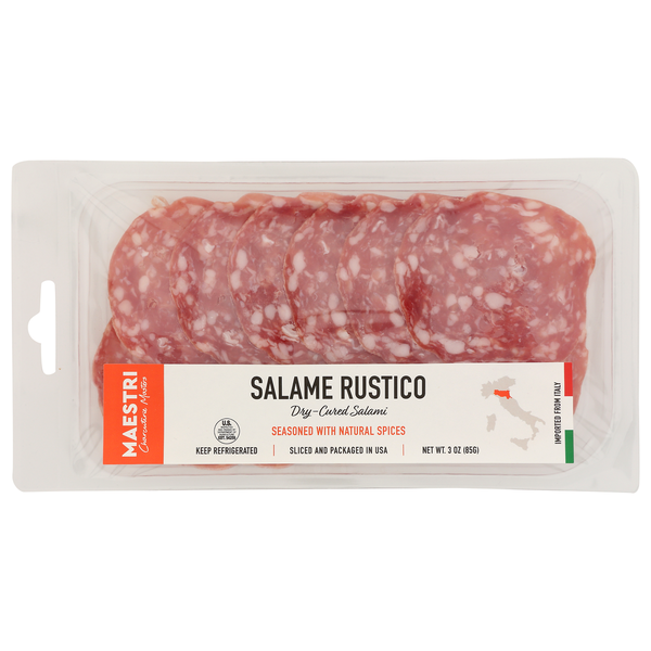 Lunch Meat Maestri Salame Rustico 10/ hero