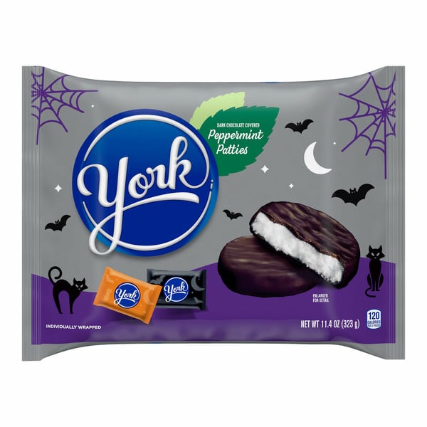 Candy & Chocolate YORK Dark Chocolate Peppermint Patties Halloween Candy hero