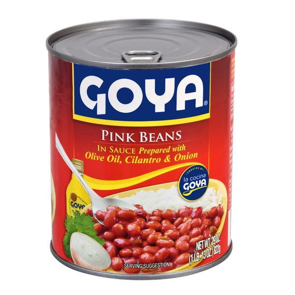 Canned Meat, Seafood & Beans Goya Pink Beans, in Sauce hero