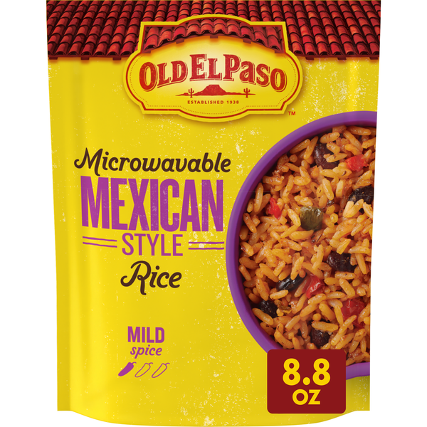 Old El Paso Microwavable Mexican Style Rice Pouch hero