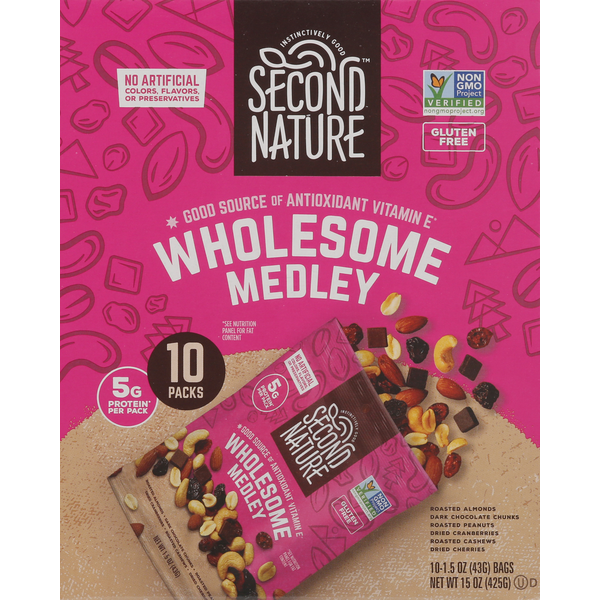 Trail Mix & Snack Mix Second Nature Wholesome Medley hero