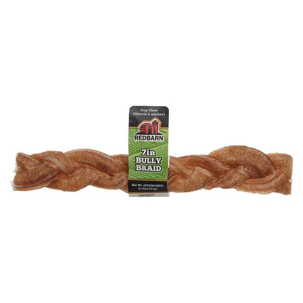 Dog Food & Care RedBarn 7" Braided Bully Stick hero