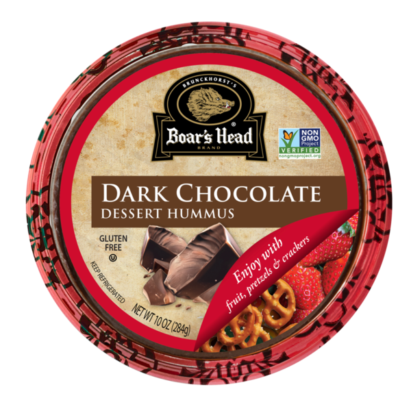 Fresh Dips & Tapenades Boar's Head Dark Chocolate Dessert Hummus hero