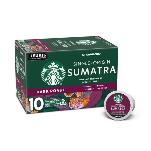 Coffee Starbucks Sumatra Dark Roast K-Cup Coffee hero