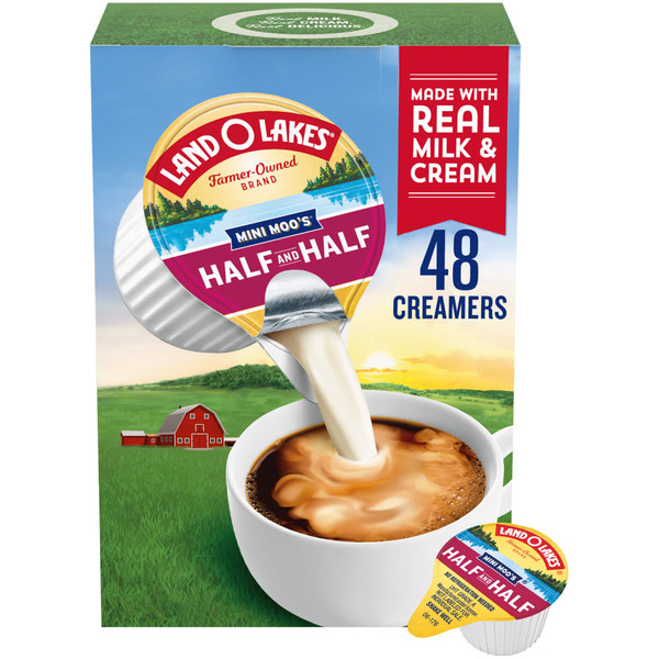 Coffee Land O Lakes Mini Moo's Half And Half Creamer Singles hero