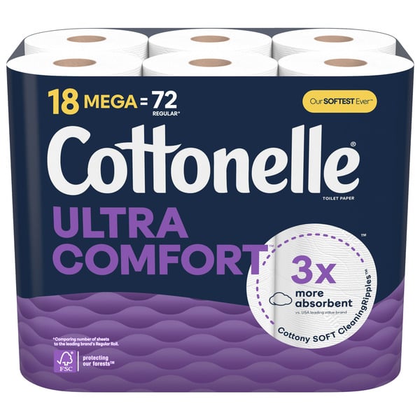 Cottonelle Ultra Comfort Soft Toilet Paper hero