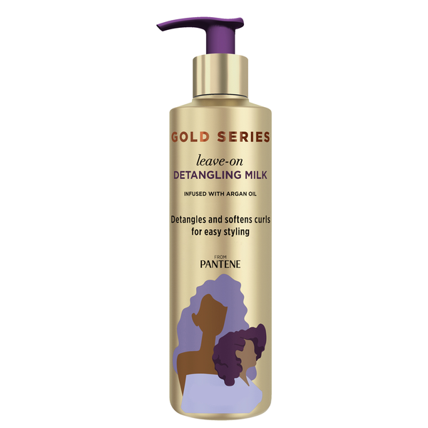 Hair Care Pantene Gold Series Sulfate-Free Detangling Milk Treatment with Argan Oil hero