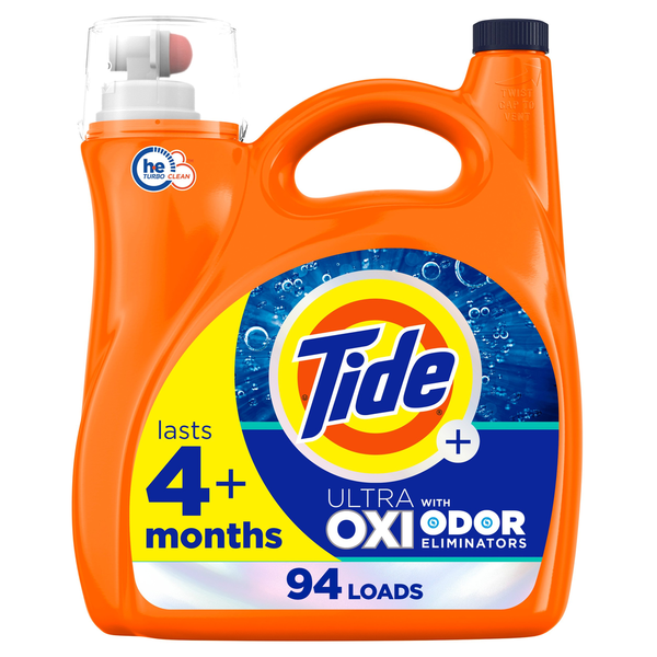 Tide Ultra OXI with Odor Eliminators Liquid Laundry Detergent hero