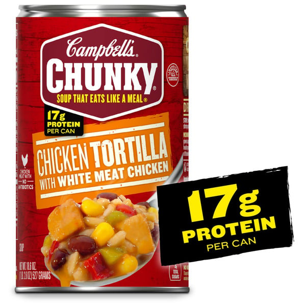 Soup, Broth & Bouillon Chunky Chicken Tortilla Soup hero