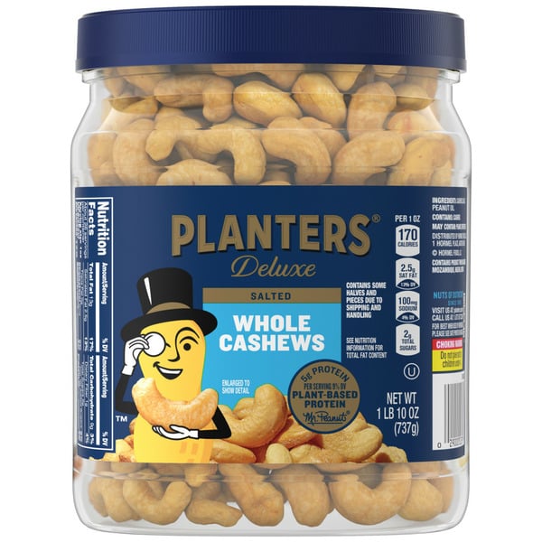 Nuts, Seeds & Dried Fruit Planters Snack Nuts Fancy Cashews hero