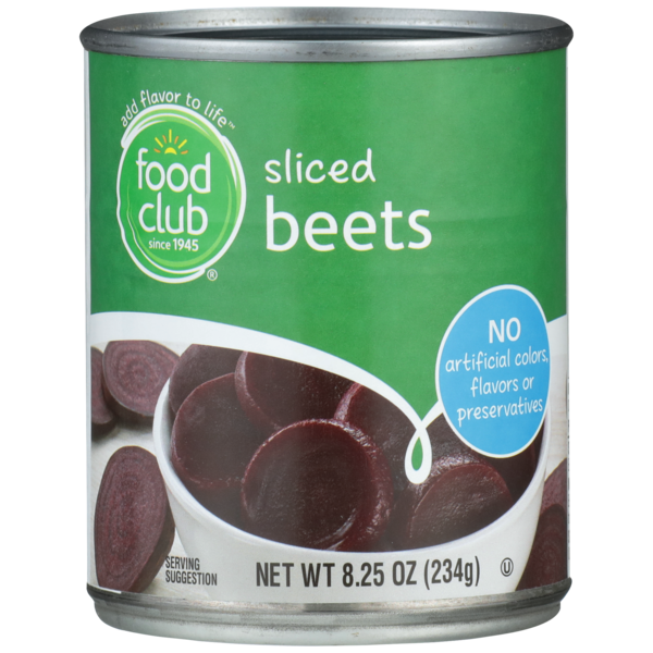 Canned & Jarred Vegetables Food Club Sliced Beets hero