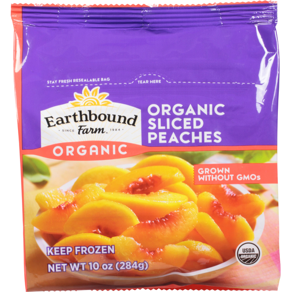 Frozen Produce Earthbound Farm Peaches, Organic, Sliced hero