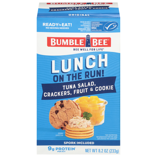 Canned Meat & Seafood Bumble Bee Tuna Salad Kit, Original hero