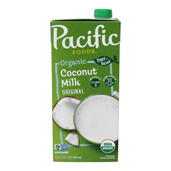 Soy & Lactose-Free Pacific Foods Original Organic Coconut Milk hero