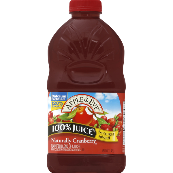 Juice & Nectars Apple & Eve Naturally Cranberry Juice hero