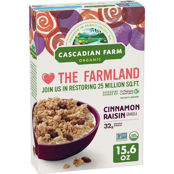 Granola Cascadian Farm Organic Cinnamon Raisin Granola hero