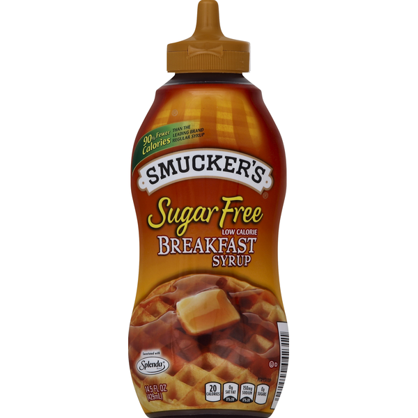 Honeys, Syrups & Nectars Smucker's Breakfast Syrup, Low Calorie, Sugar Free hero