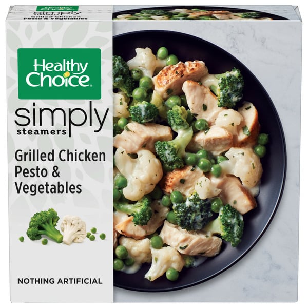 Frozen Meals Healthy Choice Simply Steamers Grilled Chicken Pesto & Vegetables Frozen Meal hero