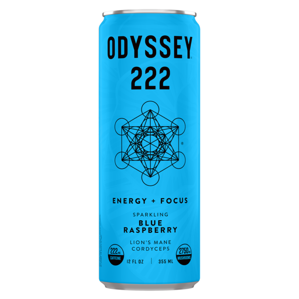 Refrigerated Odyssey 222 Blue Raspberry Sparkling Drink hero