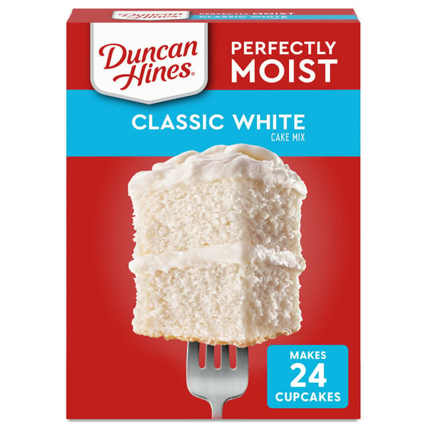 Doughs, Gelatins & Bake Mixes Duncan Hines Classic White Cake Mix, Baking Mix hero