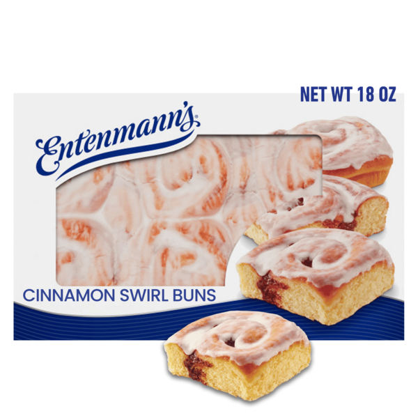 Bakery Desserts Entenmann's Cinnamon Swirl Buns hero