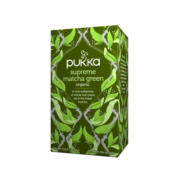 Tea Pukka Organic Herbal Tea Bags Supreme Matcha Green hero