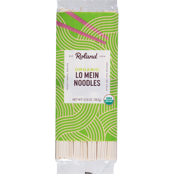 Dry Pasta Roland Foods Noodles, Lo Mein, Organic hero