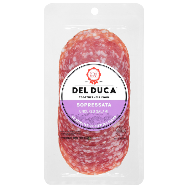 Lunch Meat Del Duca Sopressata hero