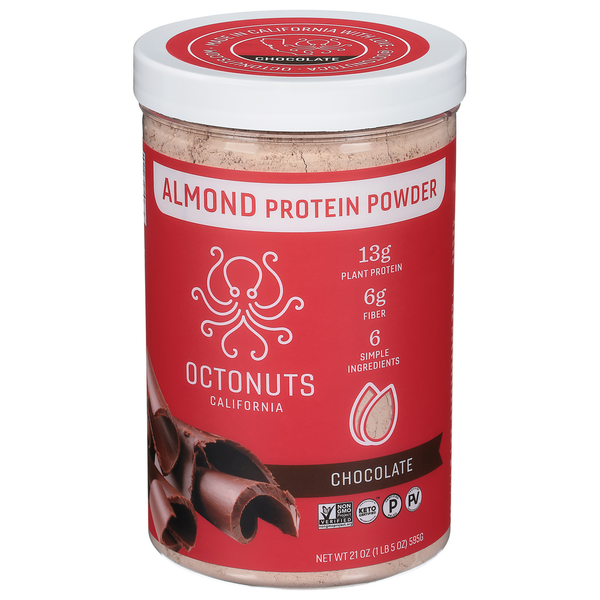 Protein & Meal Replacements Octonuts Almond Protein Powder, Chocolate hero