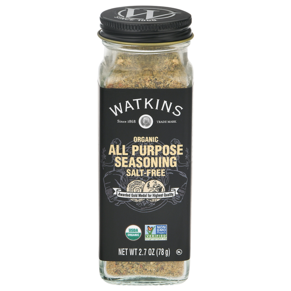 Spices & Seasonings Watkins Seasoning, Organic, All Purpose, Salt-Free hero