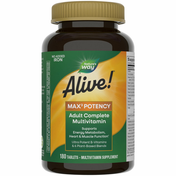 Other Vitamins Nature's Way Alive!® Max3 Daily Multivitamin (No Iron) hero