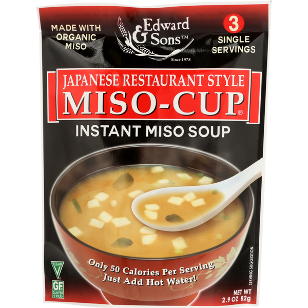 Asian Foods Edward & Sons Miso Cup hero