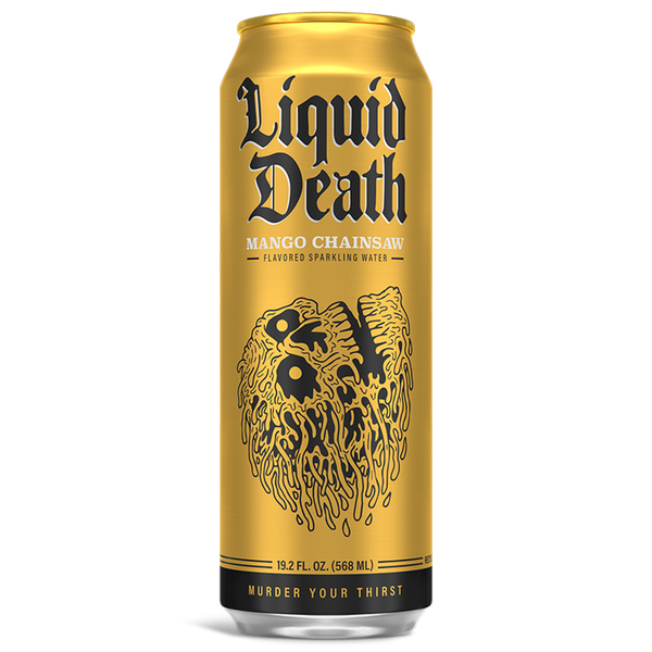 Water, Seltzer & Sparkling Water Liquid Death Sparkling Water, Mango Chainsaw hero