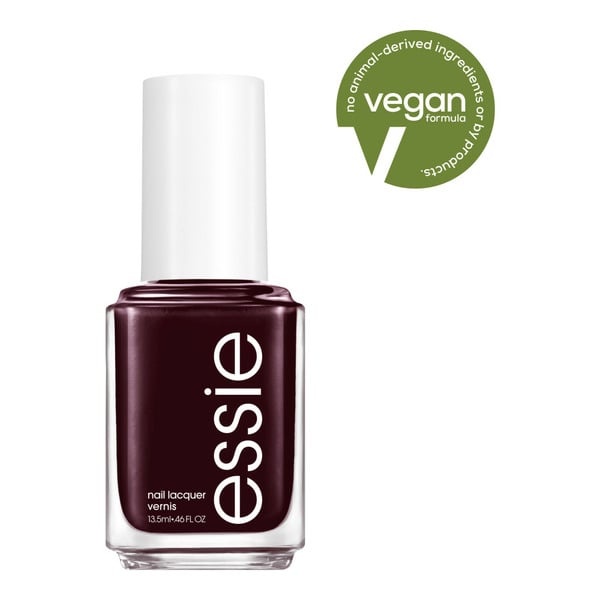 Hand Care essie salon-quality nail polish, vegan, deep blood red, Wicked hero