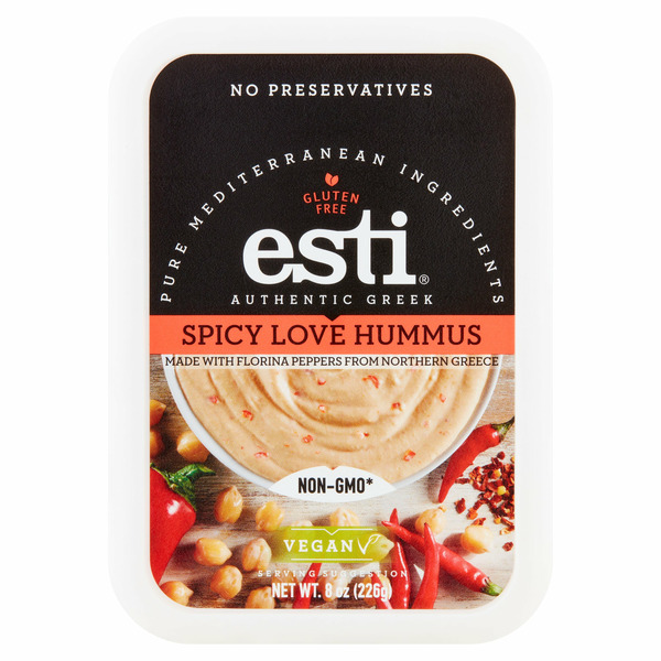 Condiments & Sauces Esti Authentic Greek Spicy Love Hummus hero