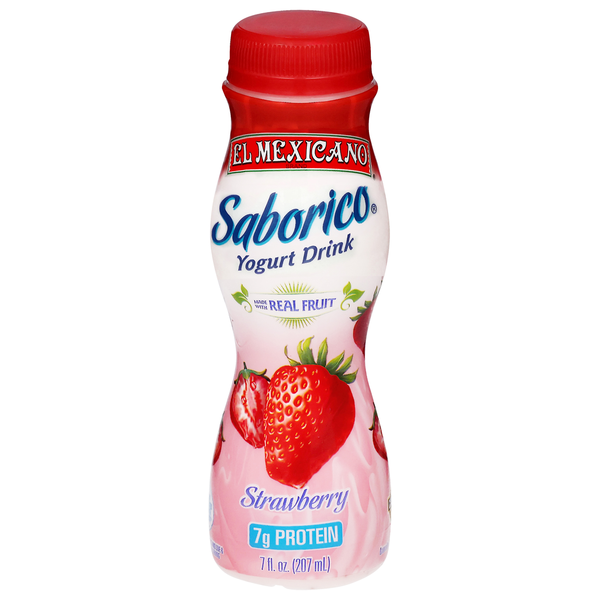 Yogurt El Mexicano Yogurt Drink, Strawberry hero