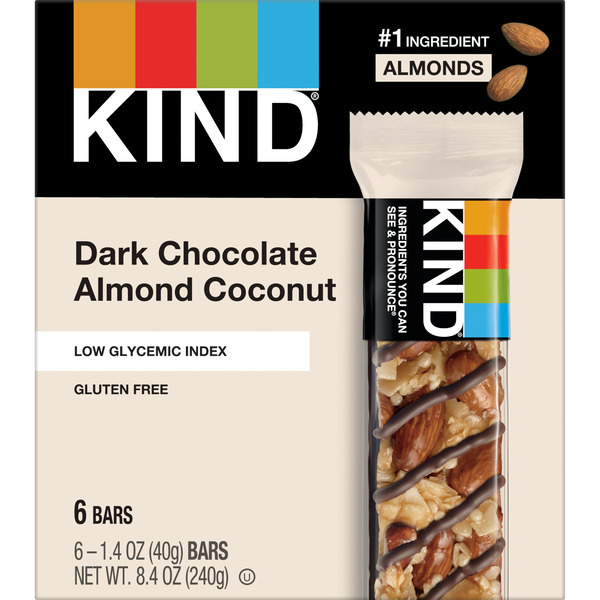 Energy & Granola Bars KIND Dark Chocolate Almond Coconut hero