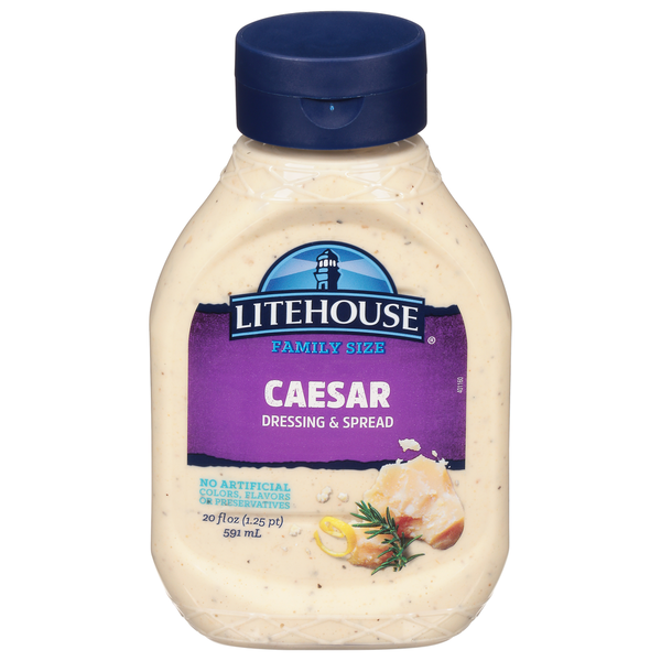 Salad Dressing & Toppings Litehouse Dressing & Spread, Caesar hero