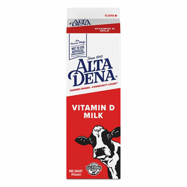 Alta Dena Whole Milk, Paper Quart hero