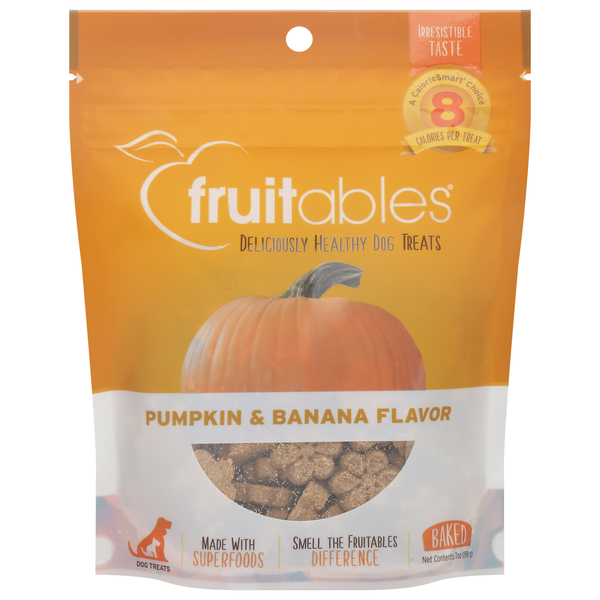 Dog Food & Care Fruitables Dog Treats, Pumpkin & Banana Flavor, Baked hero