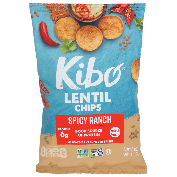 Chips & Pretzels Kibo Lentil Chip hero